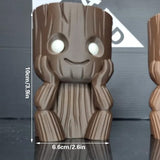 Darrahopens Home & Garden > Artificial Plants > Pots, Planters & Accessories 3D Printed Mini Succulent-Friendly Flower Pots, Brown