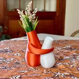 Darrahopens Home & Garden > Artificial Plants > Pots, Planters & Accessories 3D printedHugging Vases, decorative vase, suitable for office and home desktop flower pots, a gift for illustration enthusiasts, Valentine's Day, Mother's Day, Easter gift.