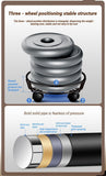 Darrahopens Home & Garden > Artificial Plants > Pots, Planters & Accessories Black Round Movable Plant Caddy with Wheels