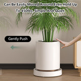 Darrahopens Home & Garden > Artificial Plants > Pots, Planters & Accessories CARLA HOME 2-Pack Rolling Plant Stand with 360° Wheels for Indoor Pots (26 cm)