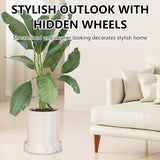 Darrahopens Home & Garden > Artificial Plants > Pots, Planters & Accessories CARLA HOME 2-Pack Rolling Plant Stand with 360° Wheels for Indoor Pots (26 cm)