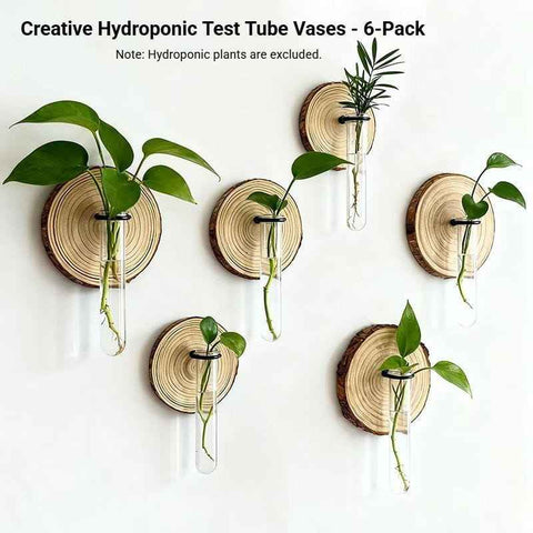 Creative Test Tube Hydroponic Vase-Set of 6