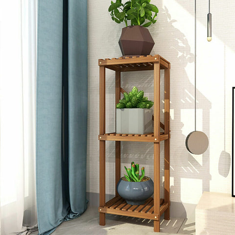 Darrahopens Home & Garden > Artificial Plants > Pots, Planters & Accessories Detachable Diy Wood Plant Stand Pots Organizer Rack Multifunctional Shelf Decor