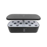 Darrahopens Home & Garden > Artificial Plants > Pots, Planters & Accessories Hydroponics Plant Growing System 12 Pods Indoor Herb Garden Kit Led Light 4L Black