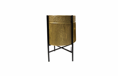 Darrahopens Home & Garden > Artificial Plants > Pots, Planters & Accessories Rex Gold Planter - Gold - Large