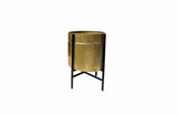 Darrahopens Home & Garden > Artificial Plants > Pots, Planters & Accessories Rex Gold Planter - Gold - Small