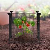Darrahopens Home & Garden > Artificial Plants > Pots, Planters & Accessories VEVOR 5 Pack Plant Protector from Animals, 390 mm x 390 mm Chicken Wire Plant Protector, Plant Cages for Outdoor Plants, Flowers & Vegetables, Keeps Bunny Chicken Squirrels Out, 20pcs Metal Mesh