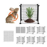 Darrahopens Home & Garden > Artificial Plants > Pots, Planters & Accessories VEVOR 5 Pack Plant Protector from Animals, 390 mm x 390 mm Chicken Wire Plant Protector, Plant Cages for Outdoor Plants, Flowers & Vegetables, Keeps Bunny Chicken Squirrels Out, 20pcs Metal Mesh
