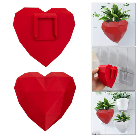Darrahopens Home & Garden > Artificial Plants > Pots, Planters & Accessories Wall Mounted Planter - NO DRILLING,Houseplant Wall Display Ideas,3D Printed Wall Planter with Drainage Tray