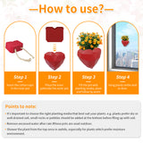 Darrahopens Home & Garden > Artificial Plants > Pots, Planters & Accessories Wall Mounted Planter - NO DRILLING,Houseplant Wall Display Ideas,3D Printed Wall Planter with Drainage Tray
