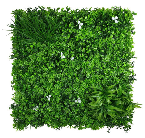 darrahopens Home & Garden > Artificial Plants White Oasis Vertical Garden / Green Wall UV Resistant 1m x 1m