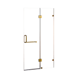 darrahopens Home & Garden > Bathroom Accessories 120 x 200cm Wall to Wall Frameless Shower Screen 10mm Glass By Della Francesca