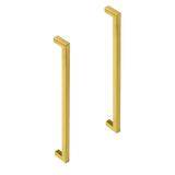 darrahopens Home & Garden > Bathroom Accessories 15x Brushed Brass Drawer Pulls Kitchen Cabinet Handles - Gold Finish 256mm