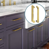 darrahopens Home & Garden > Bathroom Accessories 15x Brushed Brass Drawer Pulls Kitchen Cabinet Handles - Gold Finish 256mm