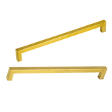 darrahopens Home & Garden > Bathroom Accessories 15x Brushed Brass Drawer Pulls Kitchen Cabinet Handles - Gold Finish 256mm