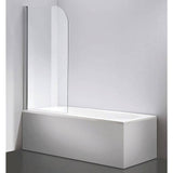 darrahopens Home & Garden > Bathroom Accessories 180° Pivot Door 6mm Safety Glass Bath Shower Screen 800x1400mm By Della Francesca