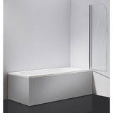 darrahopens Home & Garden > Bathroom Accessories 180° Pivot Door 6mm Safety Glass Bath Shower Screen 800x1400mm By Della Francesca