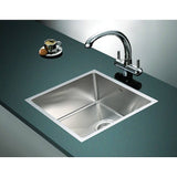 darrahopens Home & Garden > Bathroom Accessories 490x440mm Handmade Stainless Steel Undermount / Topmount Kitchen Laundry Sink with Waste