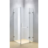 darrahopens Home & Garden > Bathroom Accessories 900 x 700mm Frameless 10mm Glass Shower Screen By Della Francesca