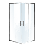 Darrahopens Home & Garden > Bathroom Accessories Adjustable 900x900mm Sliding Door Nano Safety Glass Shower Screen in Chrome