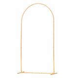 Darrahopens Home & Garden > Bathroom Accessories > Bath Caddies VEVOR Arch Backdrop Stand, 2.2 x 1.2 m, Stable Structure, Easy Assembly, 1 Set Gold Metal Arch Backdrop Stand for Wedding, Birthday Party, Graduation, Holiday Celebration, and Ceremony Decoration