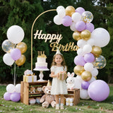 Darrahopens Home & Garden > Bathroom Accessories > Bath Caddies VEVOR Arch Backdrop Stand, 2.2 x 1.2 m, Stable Structure, Easy Assembly, 1 Set Gold Metal Arch Backdrop Stand for Wedding, Birthday Party, Graduation, Holiday Celebration, and Ceremony Decoration