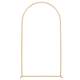 Darrahopens Home & Garden > Bathroom Accessories > Bath Caddies VEVOR Arch Backdrop Stand, 2.2 x 1.2 m, Stable Structure, Easy Assembly, 1 Set Gold Metal Arch Backdrop Stand for Wedding, Birthday Party, Graduation, Holiday Celebration, and Ceremony Decoration