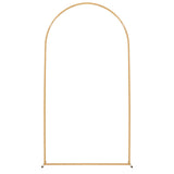 Darrahopens Home & Garden > Bathroom Accessories > Bath Caddies VEVOR Arch Backdrop Stand, 2.2 x 1.2 m, Stable Structure, Easy Assembly, 1 Set Gold Metal Arch Backdrop Stand for Wedding, Birthday Party, Graduation, Holiday Celebration, and Ceremony Decoration