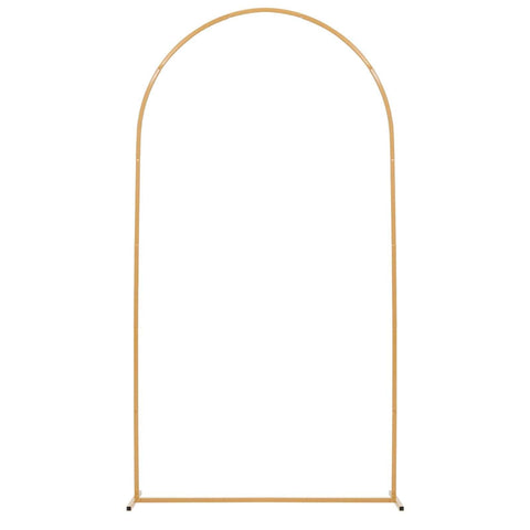 Darrahopens Home & Garden > Bathroom Accessories > Bath Caddies VEVOR Arch Backdrop Stand, 2.2 x 1.2 m, Stable Structure, Easy Assembly, 1 Set Gold Metal Arch Backdrop Stand for Wedding, Birthday Party, Graduation, Holiday Celebration, and Ceremony Decoration