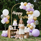 Darrahopens Home & Garden > Bathroom Accessories > Bath Caddies VEVOR Arch Backdrop Stand, 2 x 1 m, Stable Structure, Easy Assembly, 1 Set Gold Metal Arch Backdrop Stand for Wedding, Birthday Party, Graduation, Holiday Celebration, and Ceremony Decoration