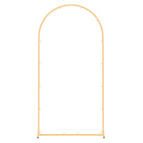 Darrahopens Home & Garden > Bathroom Accessories > Bath Caddies VEVOR Arch Backdrop Stand, 2 x 1 m, Stable Structure, Easy Assembly, 1 Set Gold Metal Arch Backdrop Stand for Wedding, Birthday Party, Graduation, Holiday Celebration, and Ceremony Decoration