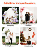 Darrahopens Home & Garden > Bathroom Accessories > Bath Caddies VEVOR Arch Backdrop Stand, Set of 2, 2.2 m and 1.8 m, Stable Structure, Easy Assembly, Gold Metal Arch Backdrop Stand with Cover for Wedding, Birthday Party, Celebration, and Ceremony Decoration