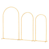 Darrahopens Home & Garden > Bathroom Accessories > Bath Caddies VEVOR Arch Backdrop Stand, Set of 3, 2.2/2/1.8 m , Stable Structure, Easy Assembly, Gold Metal Arch Backdrop Stand for Wedding, Birthday Party, Graduation, Holiday Celebration, and Ceremony Decoration
