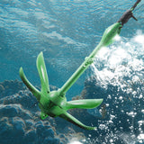 Darrahopens Home & Garden > Bathroom Accessories > Bath Caddies VEVOR Kayak Anchor Kit, 3.5 lb Paddle Board Anchor Kit with 26.2 ft/8 m Rope and Buoy, Folding Small Boat Anchor with Storage Bag and Snap Hook, Kayak Accessories for Kayaks, Small Boats, Canoes