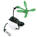 Darrahopens Home & Garden > Bathroom Accessories > Bath Caddies VEVOR Kayak Anchor Kit, 3.5 lb Paddle Board Anchor Kit with 26.2 ft/8 m Rope and Buoy, Folding Small Boat Anchor with Storage Bag and Snap Hook, Kayak Accessories for Kayaks, Small Boats, Canoes