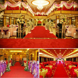 Darrahopens Home & Garden > Bathroom Accessories > Bath Mats & Rugs 10M Red Carpet Aisle Runner Awards Night Casino Wedding Party Event Mats Decor