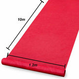 Darrahopens Home & Garden > Bathroom Accessories > Bath Mats & Rugs 10M Red Carpet Aisle Runner Awards Night Casino Wedding Party Event Mats Decor