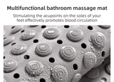 Darrahopens Home & Garden > Bathroom Accessories > Bath Mats & Rugs 2-Pack Blue Eco-Friendly Bath Mat with Massage Points - Anti-Slip Suction Cup Safety Bathroom Rug (S Size 68.5X34x2 CM)
