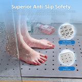 Darrahopens Home & Garden > Bathroom Accessories > Bath Mats & Rugs 2Pack 70×40 cm Anti‑Slip Grip Shower Mat Quick‑Dry Bath Mat with 100+ Suction Cups