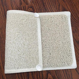 Darrahopens Home & Garden > Bathroom Accessories > Bath Mats & Rugs Anti Slip Shower Mat Loofah Surface Bath Rug 70x40cm White PVC Bathroom Carpet