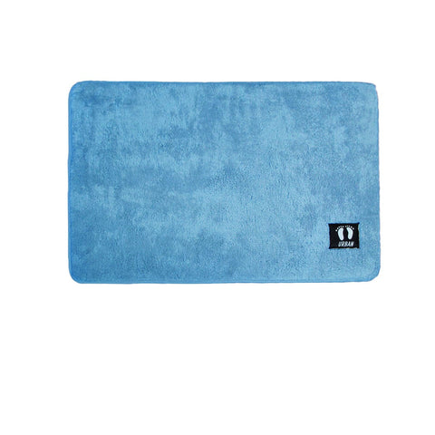 Darrahopens Home & Garden > Bathroom Accessories > Bath Mats & Rugs Asha Anti Slip Polyester Bath Mat 50 x 80 cm Frost Blue