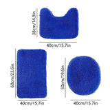 Darrahopens Home & Garden > Bathroom Accessories > Bath Mats & Rugs Bathroom Rugs Sets Blue
