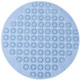 Darrahopens Home & Garden > Bathroom Accessories > Bath Mats & Rugs Blue Round Non-Slip Massage Bath Mat 55×55cm