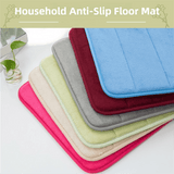 Darrahopens Home & Garden > Bathroom Accessories > Bath Mats & Rugs Grey Ultra-Absorbent Non-Slip Thickened Bath Mat(1.8x50x80CM) - Luxurious Durable Soft Floor Rug with Rubber Backing, Hand & Machine Washable Doormat for Bathroom & Entry