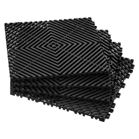 Darrahopens Home & Garden > Bathroom Accessories > Bath Mats & Rugs Interlocking Drainage Mat, 31 x 31 cm Modular Interlocking Cushion, 24 Pcs Splicing Drainage Mats, for Garage, Garden In Australia - Darrahopens