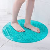 Darrahopens Home & Garden > Bathroom Accessories > Bath Mats & Rugs Ivory Round Non-Slip Massage Bath Mat 55×55cm