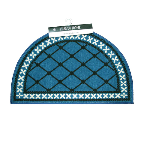 Darrahopens Home & Garden > Bathroom Accessories > Bath Mats & Rugs Mason Half Moon Bath Mat Blue