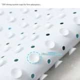 Darrahopens Home & Garden > Bathroom Accessories > Bath Mats & Rugs Non-Slip PVC Bath & Shower Mat with Suction Cups and Drainage Holes - Cartoon Ocean Theme(Black Whale)