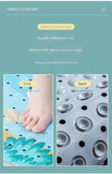 Darrahopens Home & Garden > Bathroom Accessories > Bath Mats & Rugs Non-Slip PVC Bath & Shower Mat with Suction Cups and Drainage Holes - Cartoon Ocean Theme(Blonde Mermaid)