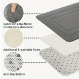 Darrahopens Home & Garden > Bathroom Accessories > Bath Mats & Rugs RED Geometric Pattern, Soft Lightweight Skin-Friendly, Bathroom Accessory, Toilet Anti-Slip Mat, Bathroom Mat, Machine Washable, Suitable for Shower Room, Bathroom Doorway, Bedroom Room Decoration, Modern Bath Mat, Durable Bathroom Floor Mat